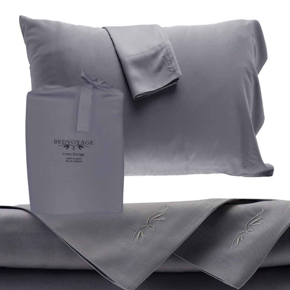 BedVoyage Luxury 100% Rayon Viscose Bamboo Bed Sheet Set