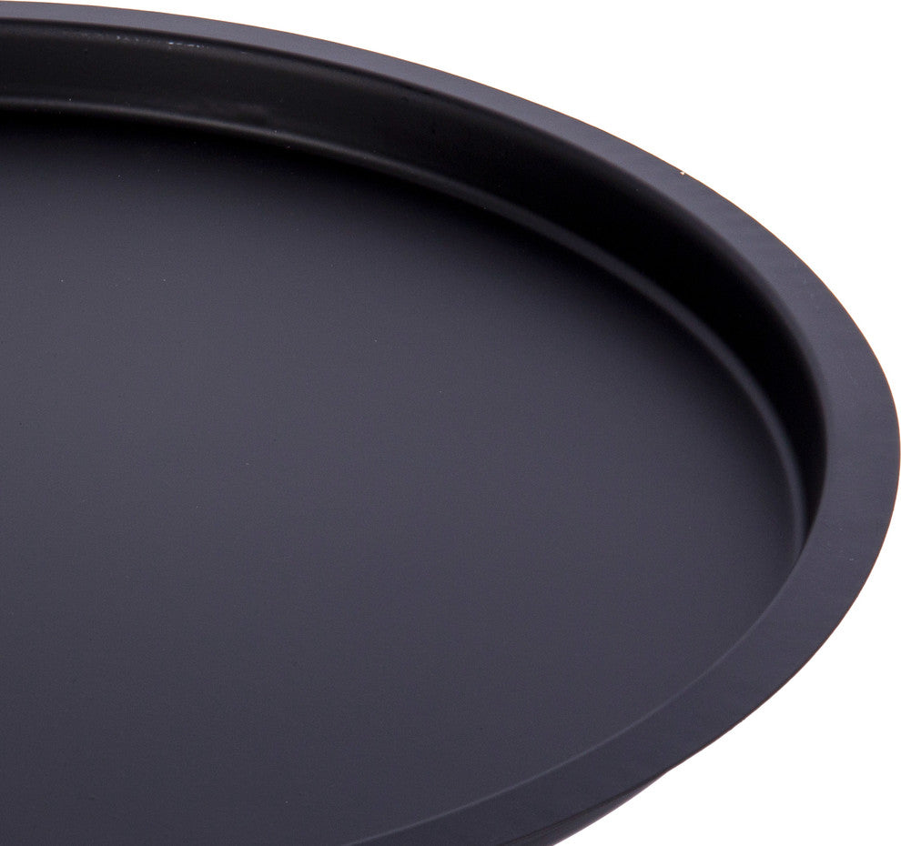 Functional Folding Tray Metal Coffee Table, 19"x18.5", Black