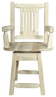 Homestead Counter Height Swivel Captain''s Bar Stool, Ready to Finish