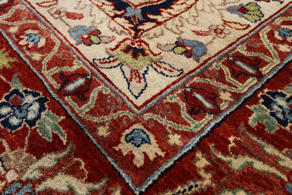 Fine Persian Kashan Hand-Knotted Wool Rug 10' 0" X 13' 8" - Q13752