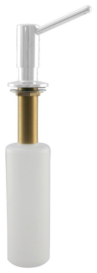 Contemporary Soap/Lotion Dispenser In Powder Coated White