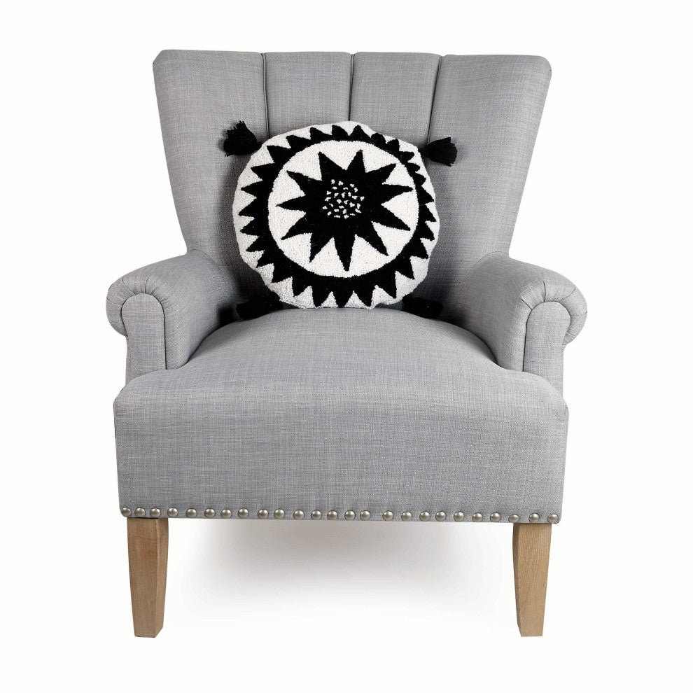 Soleil W/Tassels Hook Pillow