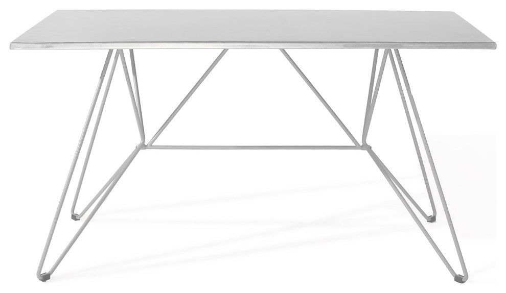 Ace 7 Piece Dining Set, Matte Teal