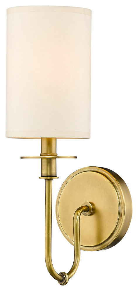 Zlite 809-1S-RB 1-Light Wall Sconce, Beige