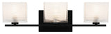 Quoizel WCP8603 Westcap 3 Light 23"W Bathroom Vanity Light - Matte Black