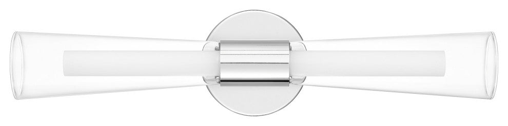 Quoizel PCAMA8522 Amara 5"W LED Bath Bar - Polished Chrome