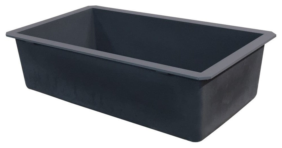 Transolid Radius Granite 31-in Undermount Kitchen Sink