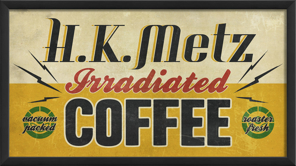 HK Metz Irradiated Coffee Print