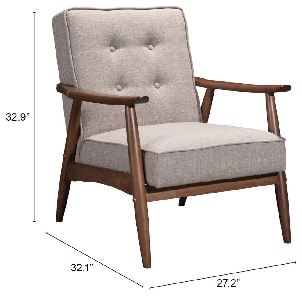 Rocky Arm Chair Putty
