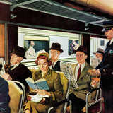 "This Does Not Commute" Painting Print on Canvas by George Hughes