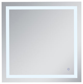 Elegant Lighting MRE13636 Helios 36" W x 36" H Modern Square - Silver