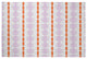 Watercolor Stripe Spring Chenille Rug, Purple-Orange, 4'x6'
