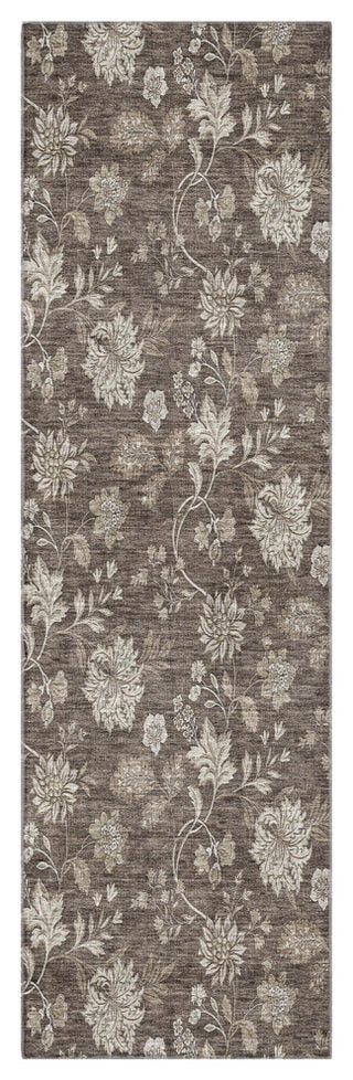 Premium Machine Washable Mayfield AMF680 Chocolate 2'3" x 7'6" Runner Rug