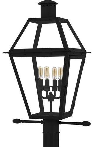 Quoizel RO9014 Rue De Royal 4 Light 26" Tall Outdoor Single Head - Earth Black