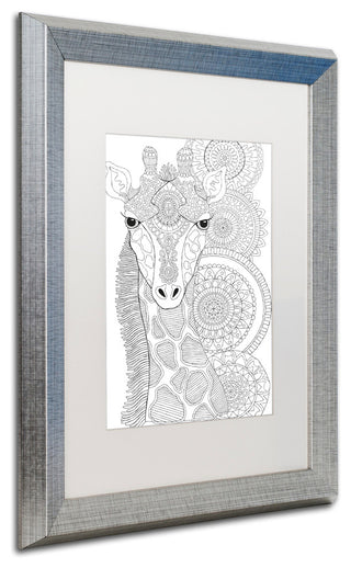 Hello Angel 'Animals 11' Art, Silver Frame, 20"x16", White Matte
