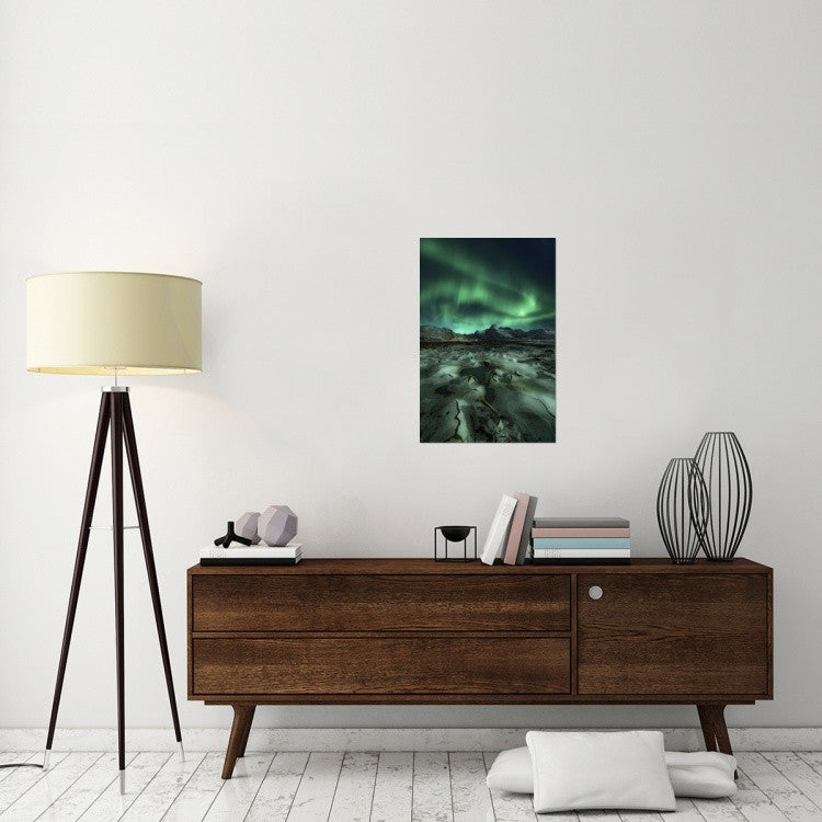 "Ice Cracking" Stretched Canvas Giclee by Javier De La, 20x30"