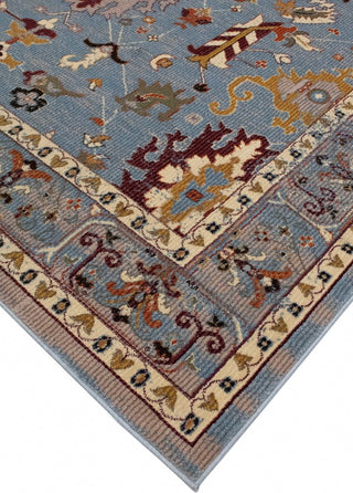 Noori Rug Traditional Velda Blue/Red Runner