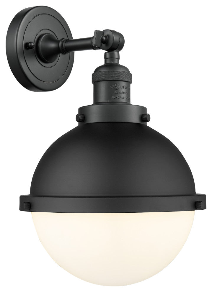 INNOVATIONS 203-BK-HFS-81-BK 1-Light Sconce Matte Black
