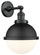 INNOVATIONS 203-BK-HFS-81-BK 1-Light Sconce Matte Black