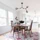 Modern Full-angle Adjustable Chandelier With Smoked Glass Shades, 3 Light