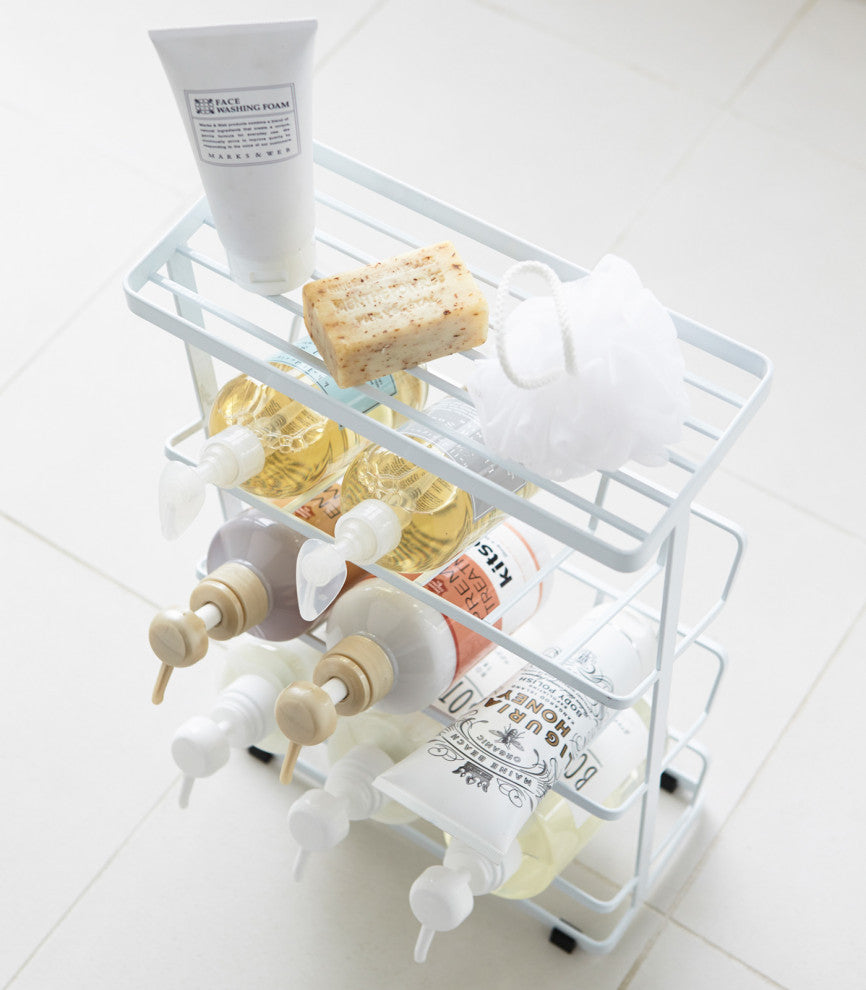Tower Freestanding Shower Caddy, White
