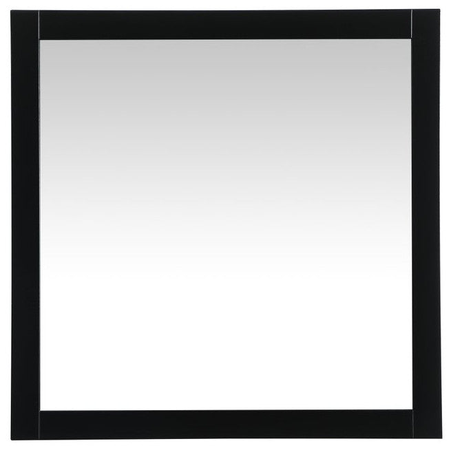 Elegant Decor Aqua Vanity Mirror Black
