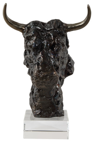 Uttermost Bison Bust Bronze Sculpture