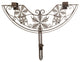 24" Brown Snowflake Style Adjustable Decorative Christmas Wreath Hanger