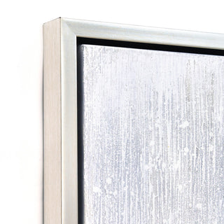 Winter Steps Textured Metallic Hand Painted Framed Wall Art by Martin Edwards