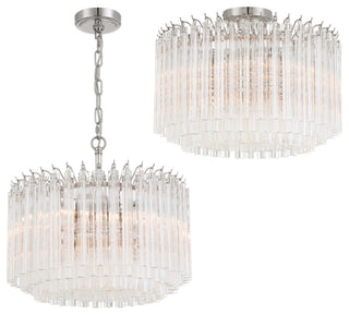 Crystorama Lighting Group LOF-5005 Lofton 5 Light 18"W Pendant / - Polished
