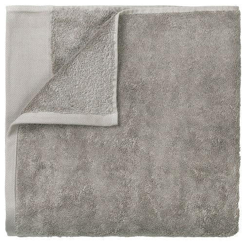 Riva Organic Terry Cloth Washcloth, Set of 4, Satellite/Taupe