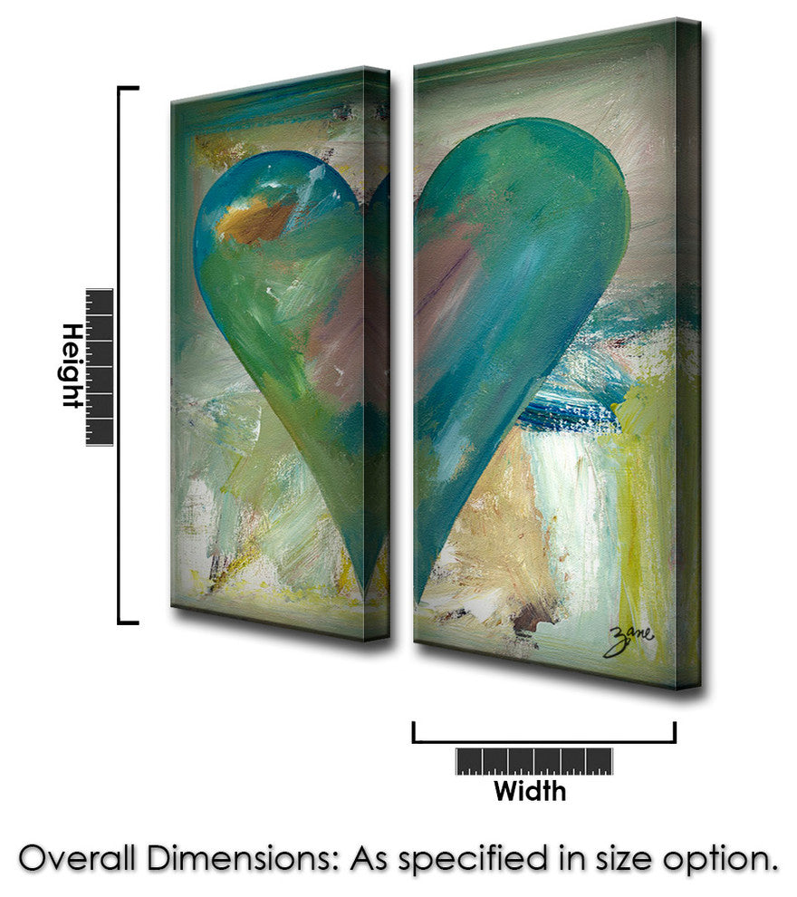 Heartwork "Meme Darilyn" 2-Piece Canvas Art Set, 30"x12"