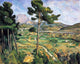 Paul Cezanne Mount Sainte-Victoire as seen from Bellevue Wall Decal