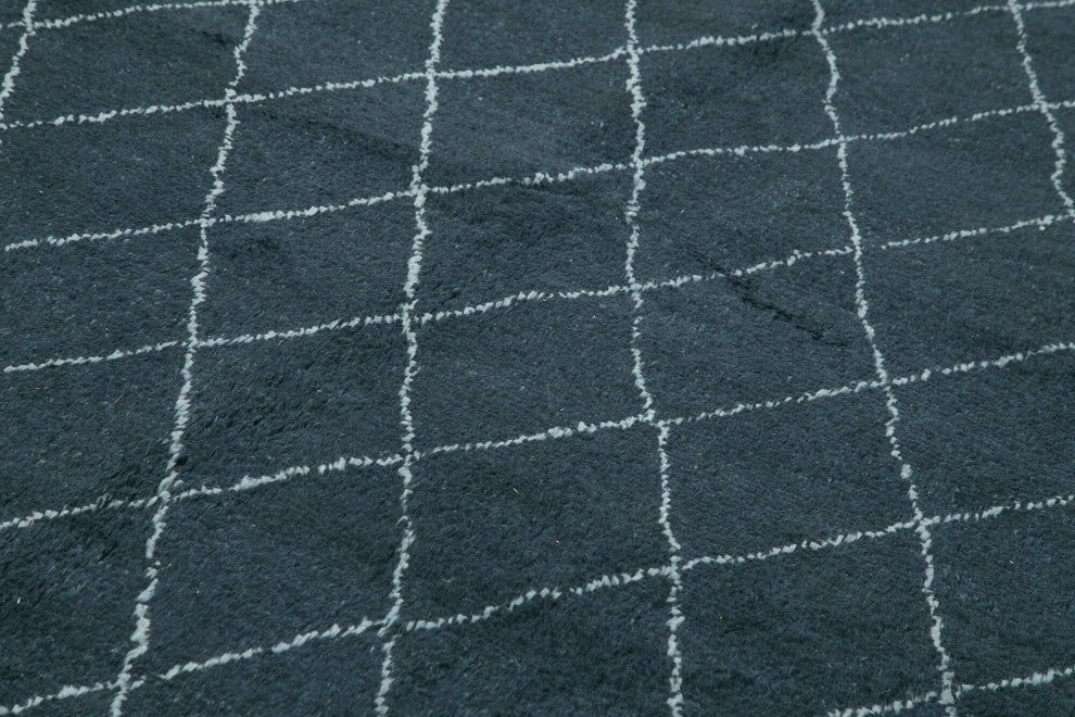 Rug N Carpet - Handmade Unique 9' 1'' x 12' 2'' Moroccan Area Rug