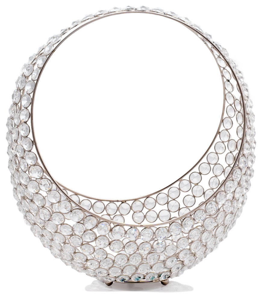 Anillo Small Silver Cristal Ring Basket
