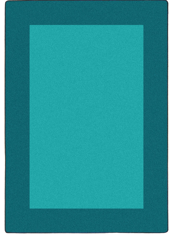 All Around 5'4" x 7'8" area rug in color Teal