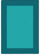 All Around 5'4" x 7'8" area rug in color Teal