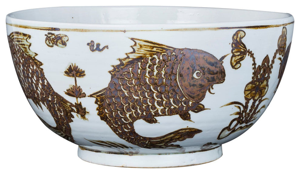 Rusty Brown Fish Bowl