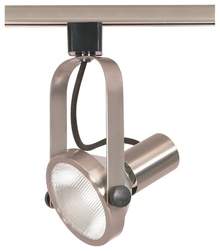 Nuvo Track Lighting 1-Light Incandescent Track Light Fixture, Brushed Nickel