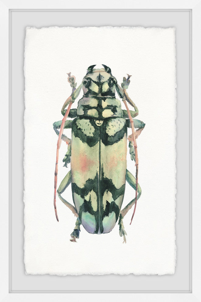 "Camouflage Bug" Framed Painting Print, 24"x36"