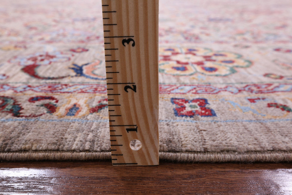 8' 3" X 11' 5" Persian Tabriz Hand-Knotted Wool Rug Q7715