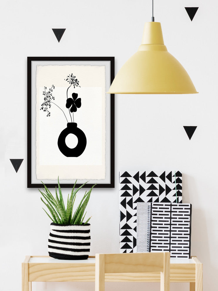 "Donut Vase" Framed Painting Print, 24x36