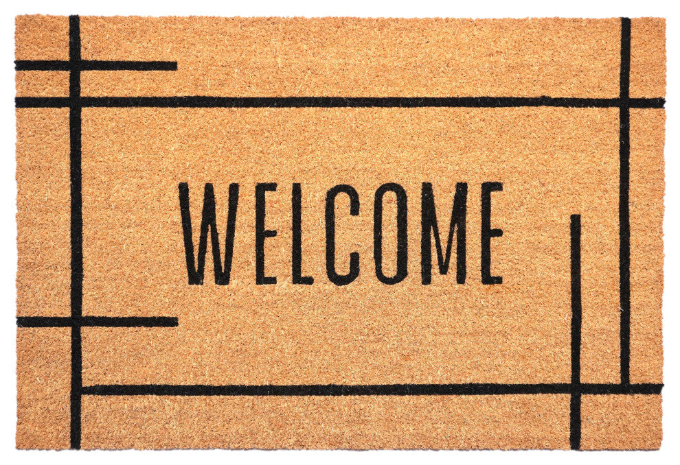 Calloway Mills Modern Natural Welcome Doormat, 36x72
