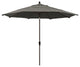 11' Bronze Auto-Tilt Crank Aluminum Umbrella, Pacifica, Taupe