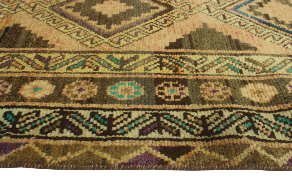 Semi-Antique Safiya Rust Runner
