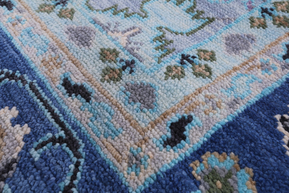 8' 2" X 10' 0" Turkish Oushak Hand-Knotted Wool Rug - Q13608