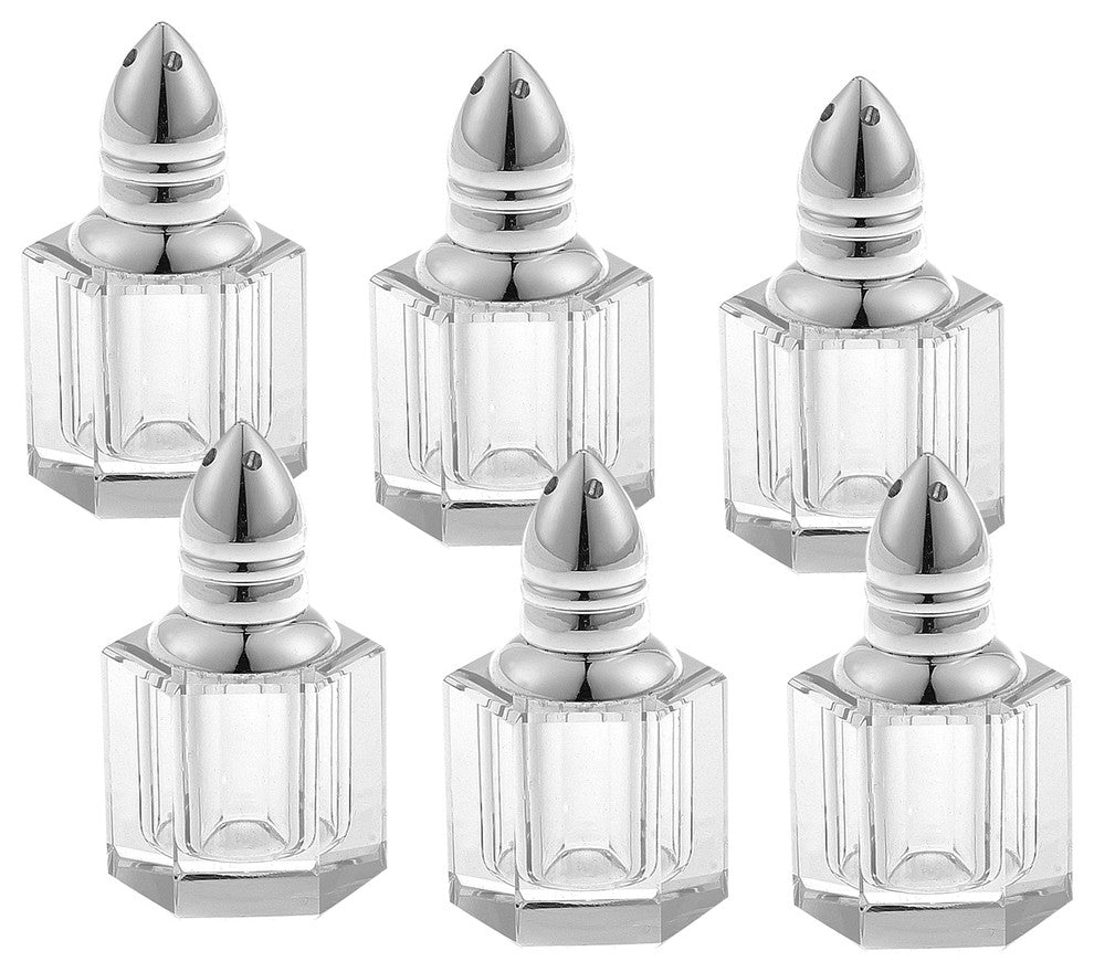 6 Piece Individual Salt & Pepper 2"