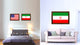 Iran Country Flag Canvas Print, 27"x39"