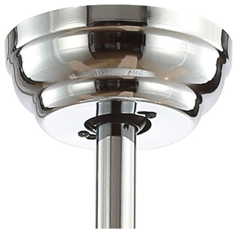 Mandy 52" 3-Light Crystal Prism Drum LED Ceiling Fan With Remote