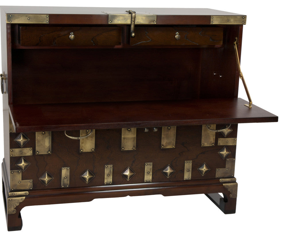 Korean Bandaji Antique Style Blanket Chest